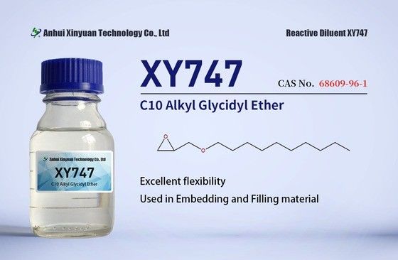 C10 알킬 글리시딜 에테르 XY747 CAS 68609-96-1, 바닥, 콘크리트 수리, 채식물질, 내장, 모노 에포시 기능성, 투명 액체